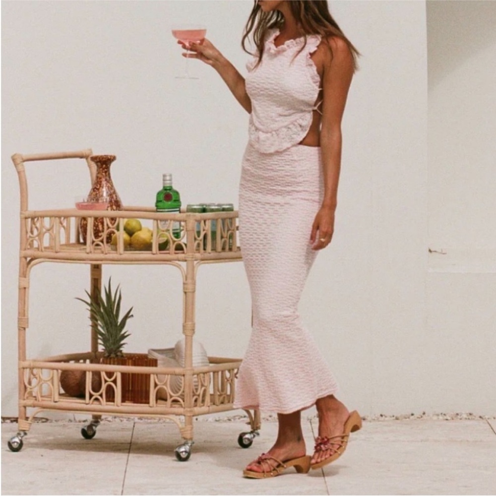 Sabo Skirt Pink Ruffle Dress